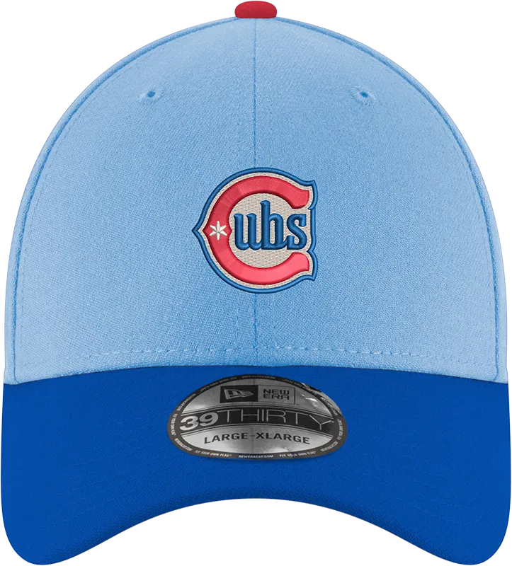 Chicago Cubs 2nd Alternate Sky Blue/Royal New Era 39THIRTY Flex Hat
