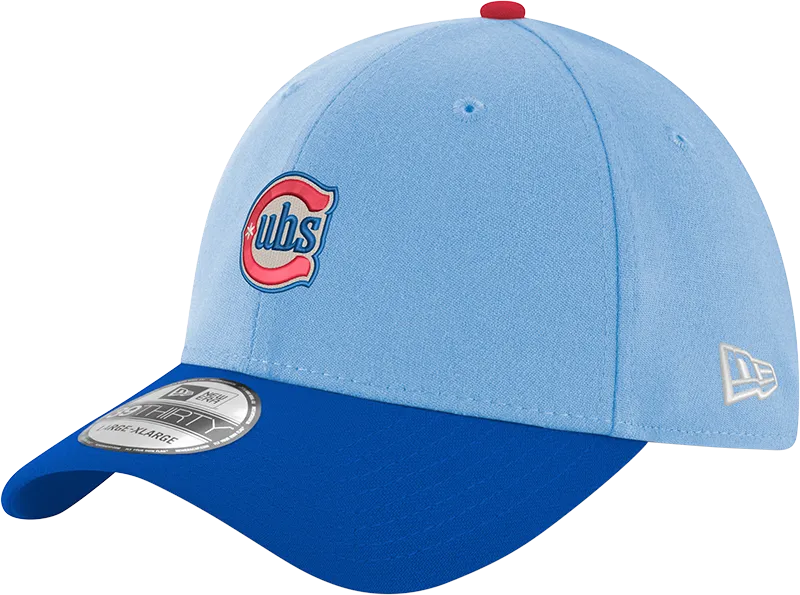 Chicago Cubs 2nd Alternate Sky Blue/Royal New Era 39THIRTY Flex Hat