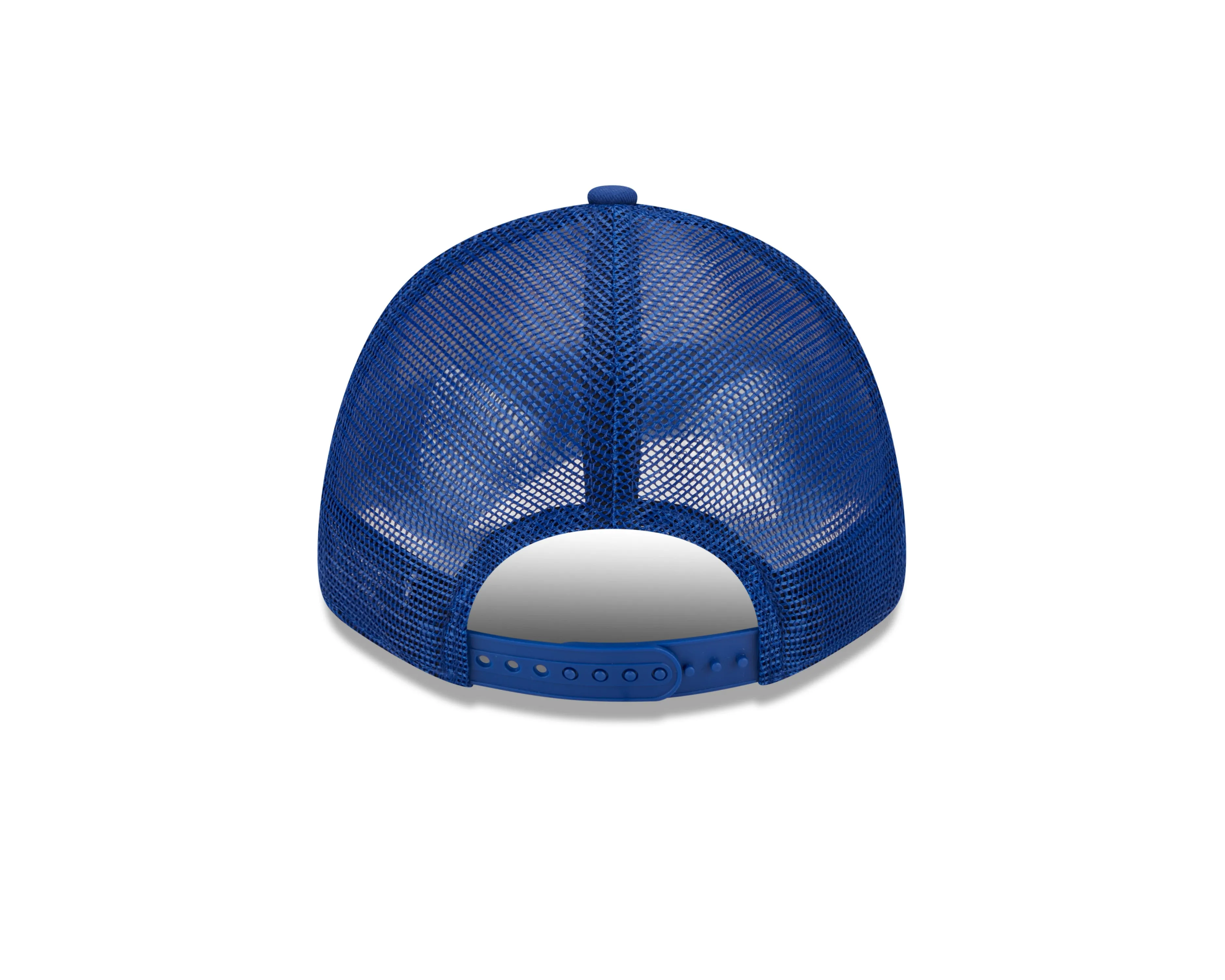 Chicago Cubs Cooperstown Collection Team Stripes New Era Trucker 9FORTY Adjustable Snapback Hat