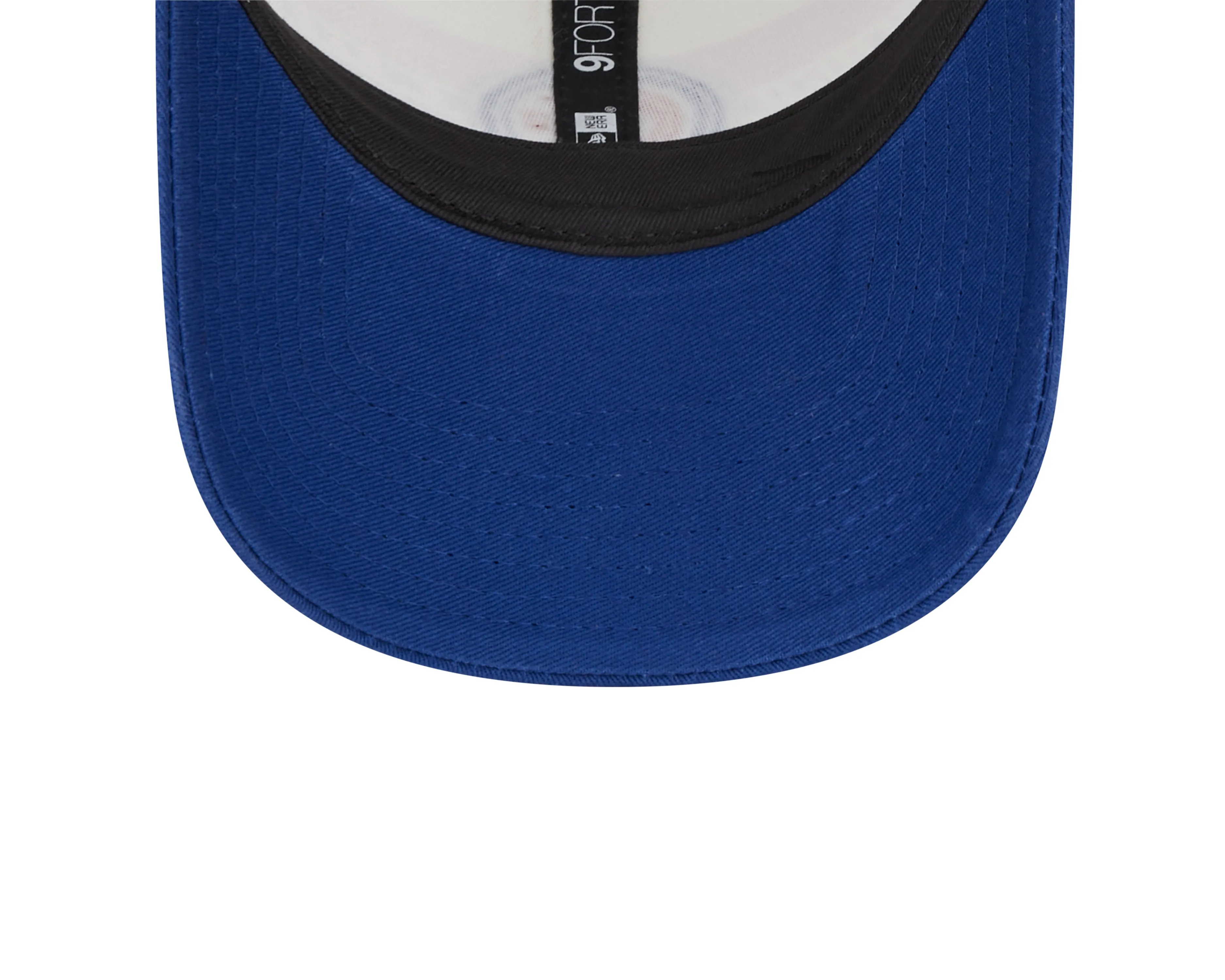 Chicago Cubs Cooperstown Collection Team Stripes New Era Trucker 9FORTY Adjustable Snapback Hat