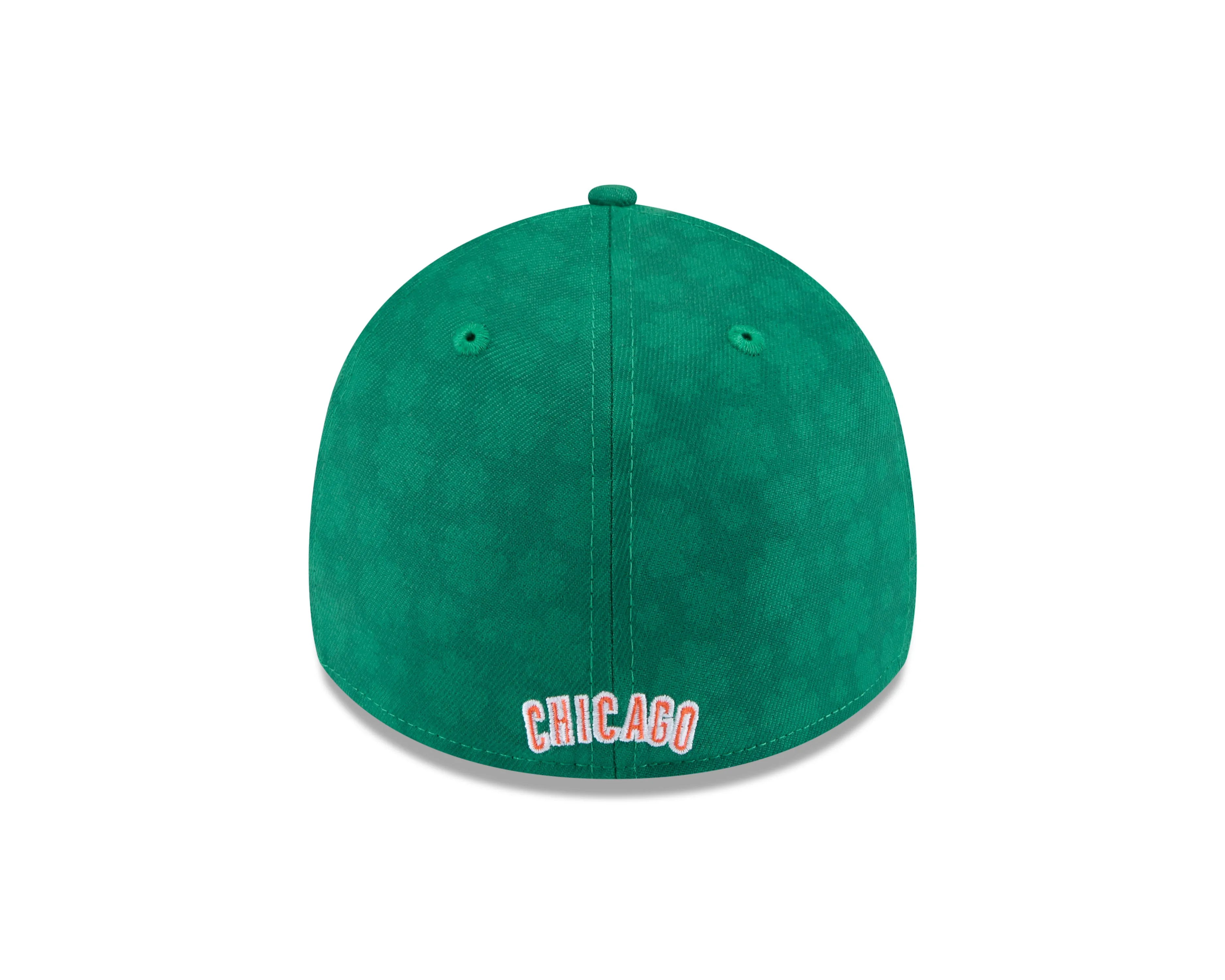 Chicago Cubs Kelly Green MLB 2025 St. Patrick's Day New Era 39THIRTY Flex Fit Hat