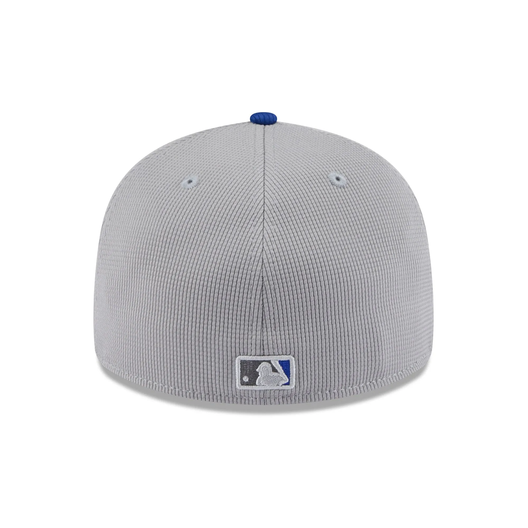 Chicago Cubs New Era 2025 MLB Batting Practice Graphite/Royal Low Profile 59FIFTY Fitted Hat