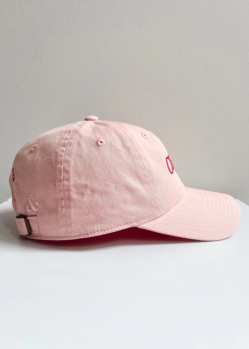 Chicago. Dad Hat - Pink & Red
