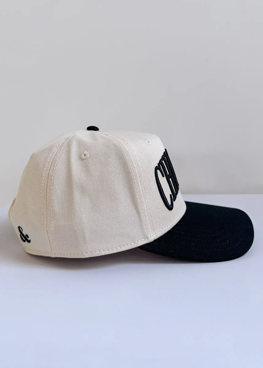 Chicago Puff Baseball Cap - Black