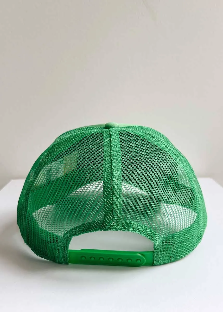 Chicago Script Trucker Hat - Kelly Green