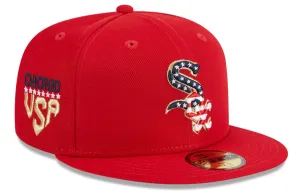 Chicago White Sox 2023 On Field 4th of July Red 59FIFTY Fitted Hat