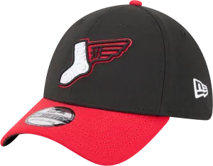Chicago White Sox 2025 City Connect Alternate Black/Red New Era 39THIRTY Flex Fit Hat