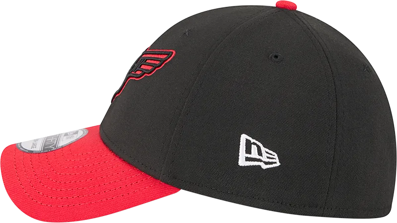 Chicago White Sox 2025 City Connect Alternate Black/Red New Era 39THIRTY Flex Fit Hat
