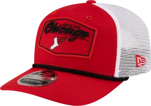 Chicago White Sox City Connect Red/White Center Patch 9SEVENTY Trucker Adjustable Hat
