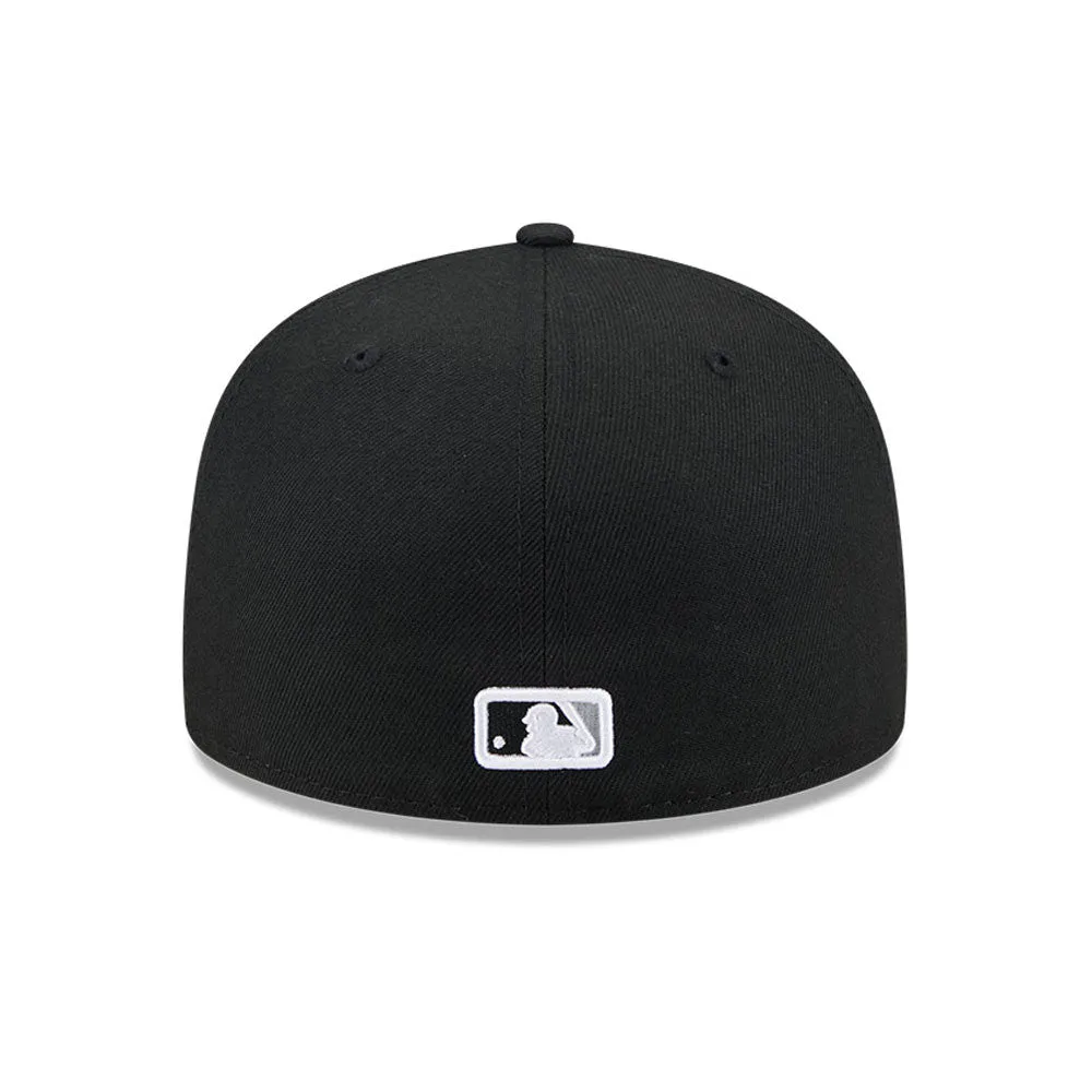 Chicago White Sox Jackie Robinson Day 25 New Era Black Game Authentic Collection On-Field 59FIFTY Fitted Hat