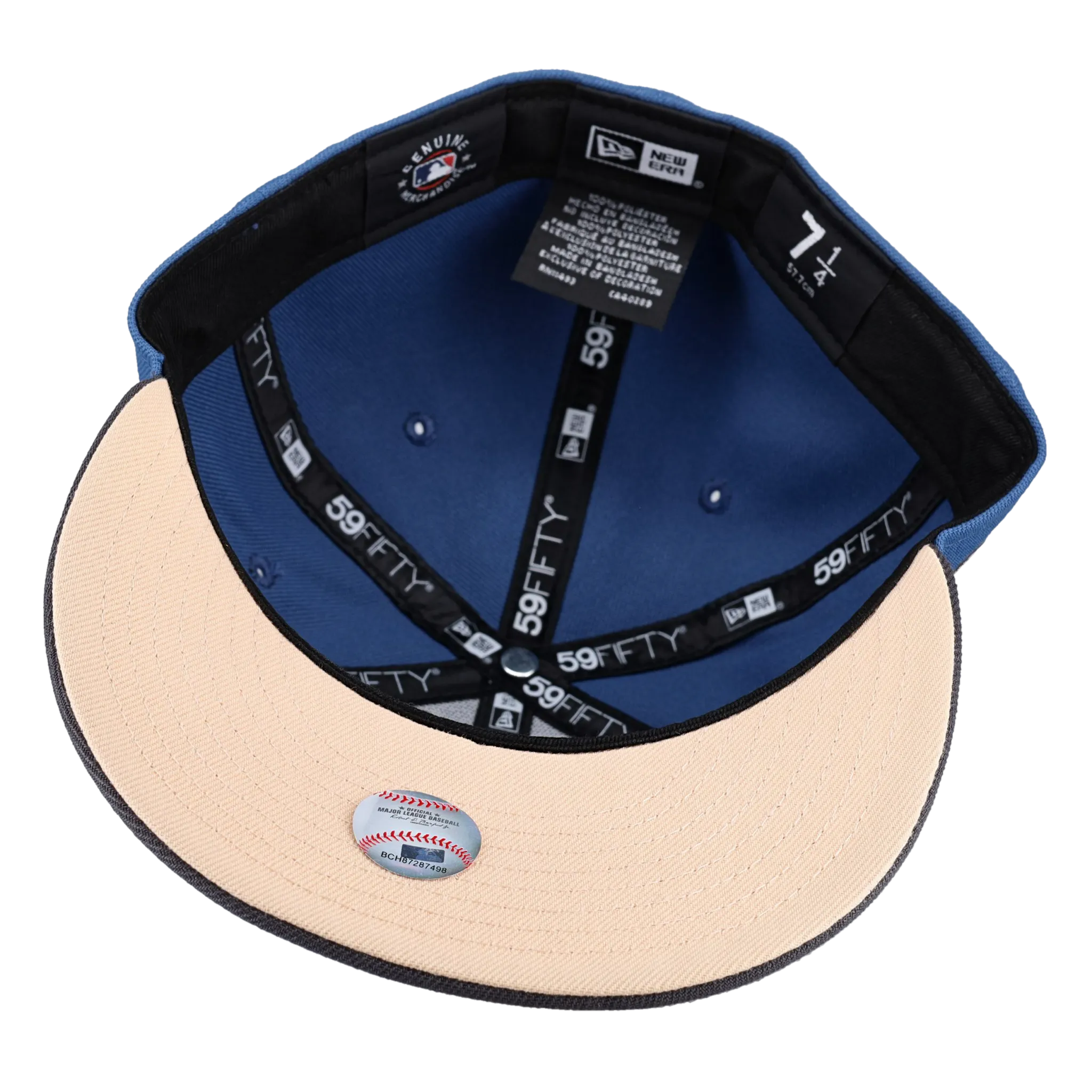 Cincinnati Reds Indigo Graphite Collection World Champions Fitted Hat