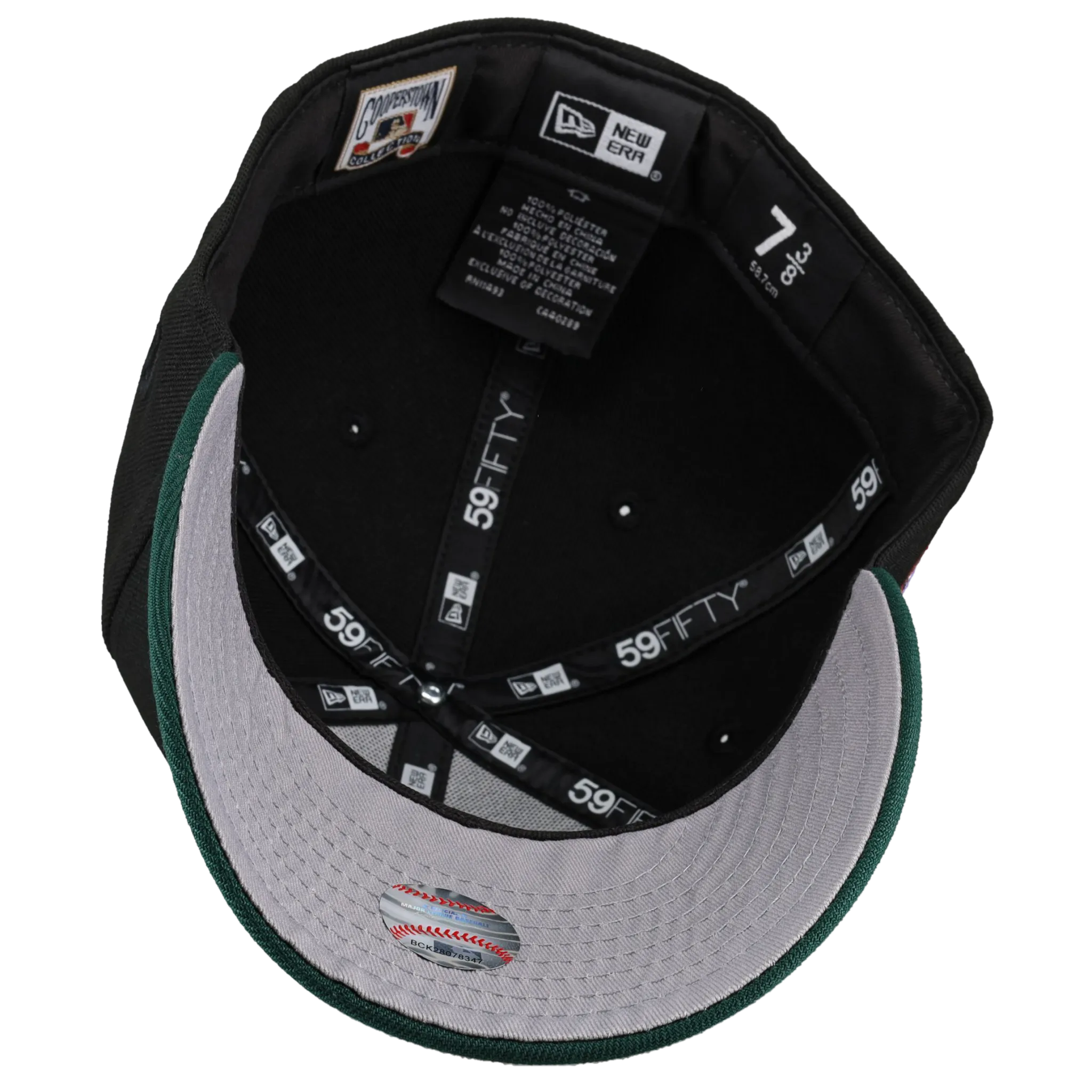 Colorado Rockies 10 years Bricks Metallic Black/Green 59Fifty Fitted Hat