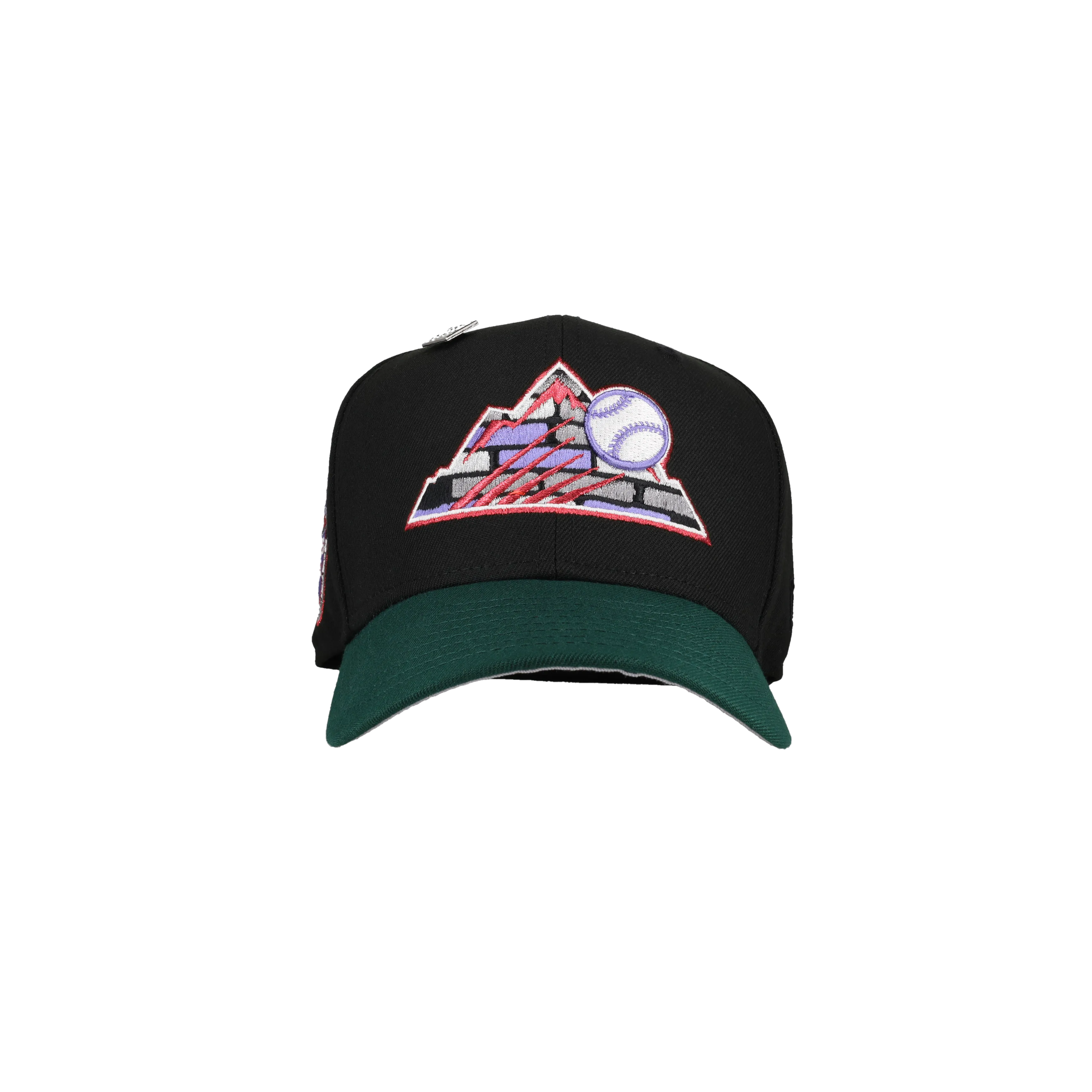 Colorado Rockies 10 years Bricks Metallic Black/Green 59Fifty Fitted Hat