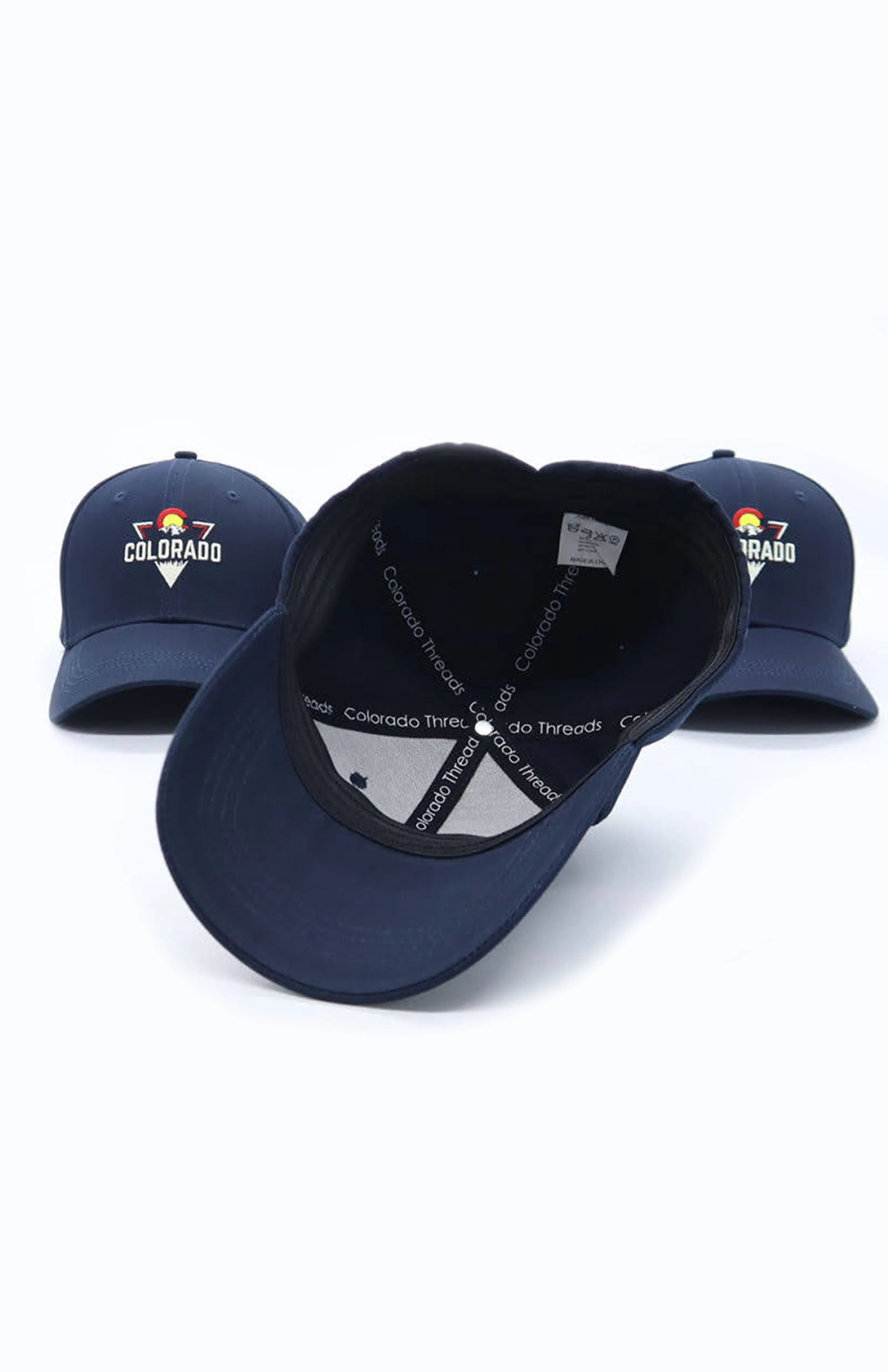Colorado Triangle Hat Navy Colorway