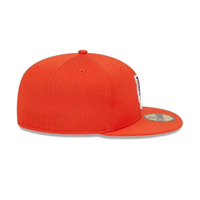 Detroit Tigers New Era Orange 2025 Spring Training 59FIFTY Fitted Hat