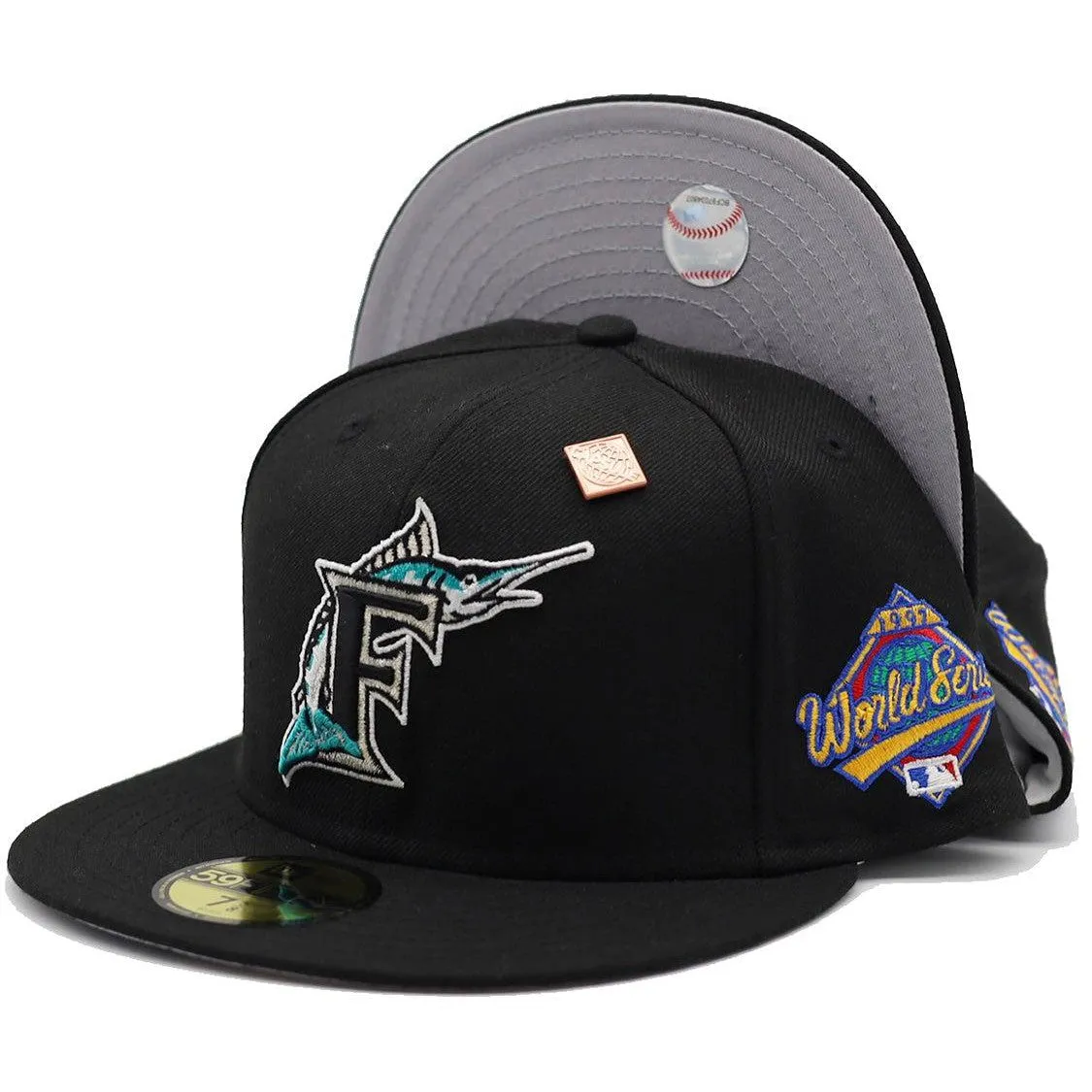 Florida Marlins Basics 1997 World Series Patch Fitted Hat
