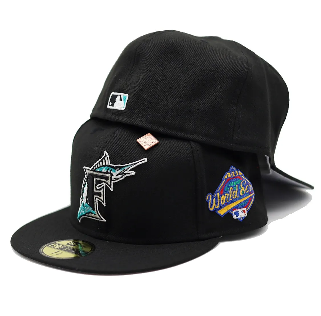 Florida Marlins Basics 1997 World Series Patch Fitted Hat