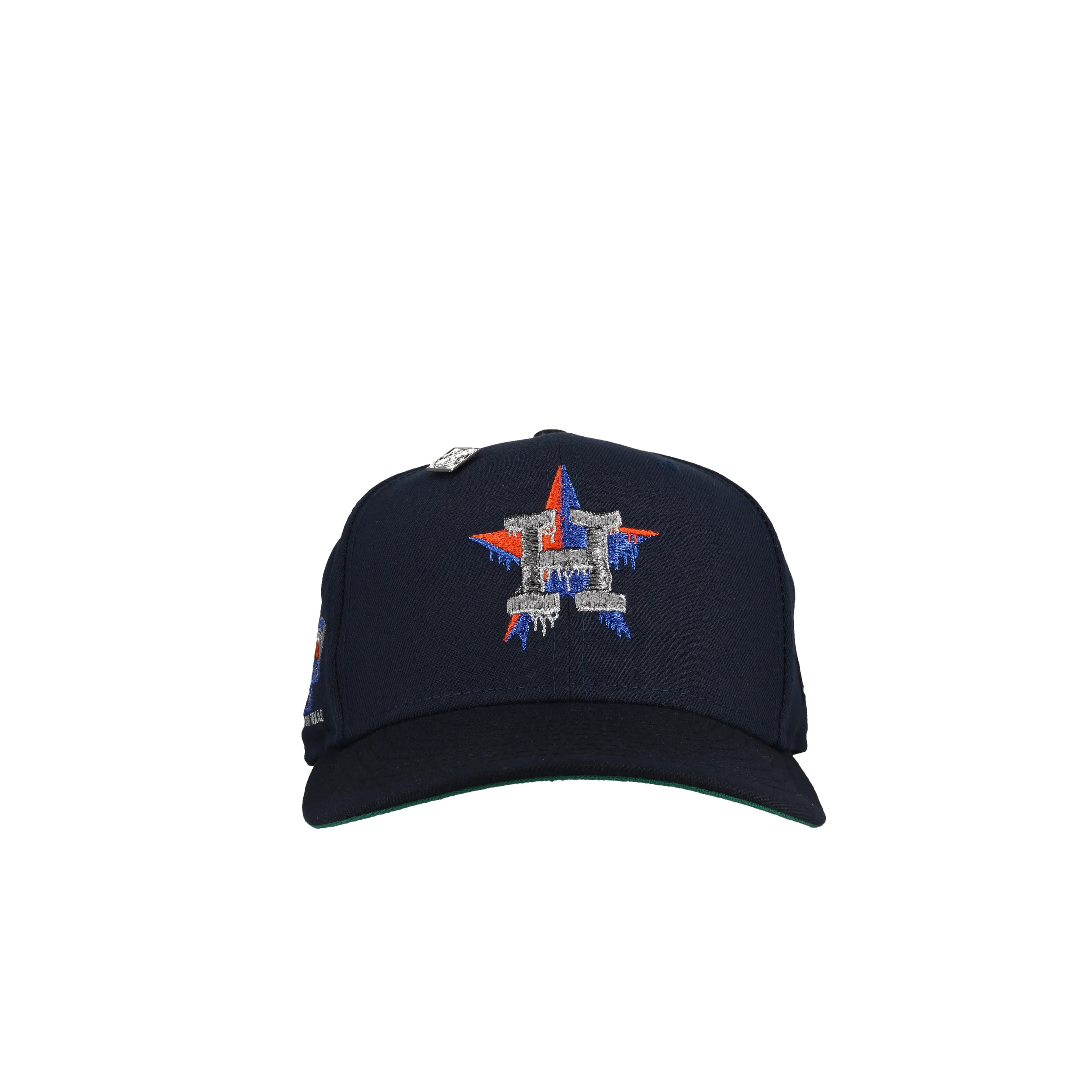 Houston Astros Drip Star 2 Tone Navy Metallic Minute Made Park 59Fifty Fitted Hat