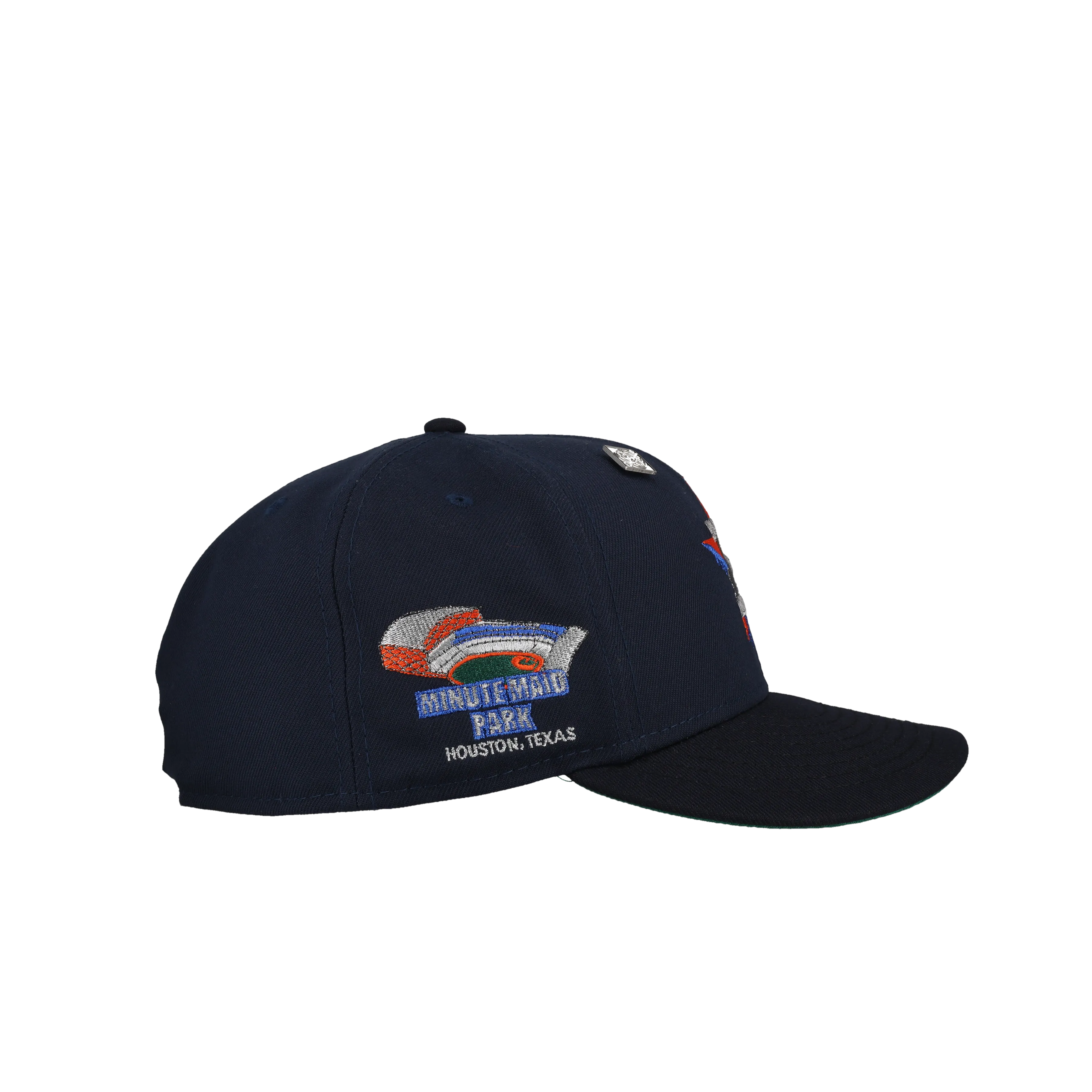 Houston Astros Drip Star 2 Tone Navy Metallic Minute Made Park 59Fifty Fitted Hat