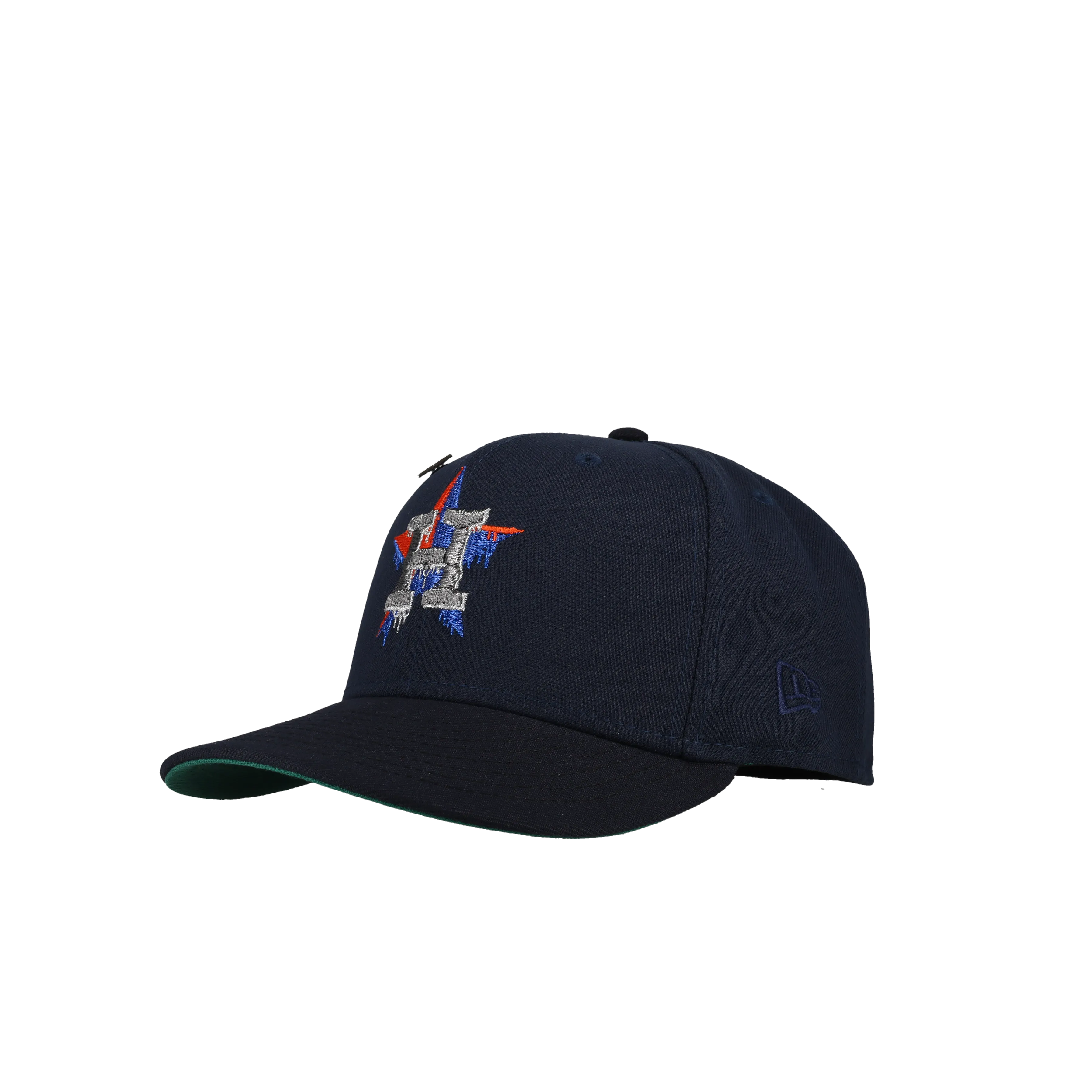 Houston Astros Drip Star 2 Tone Navy Metallic Minute Made Park 59Fifty Fitted Hat