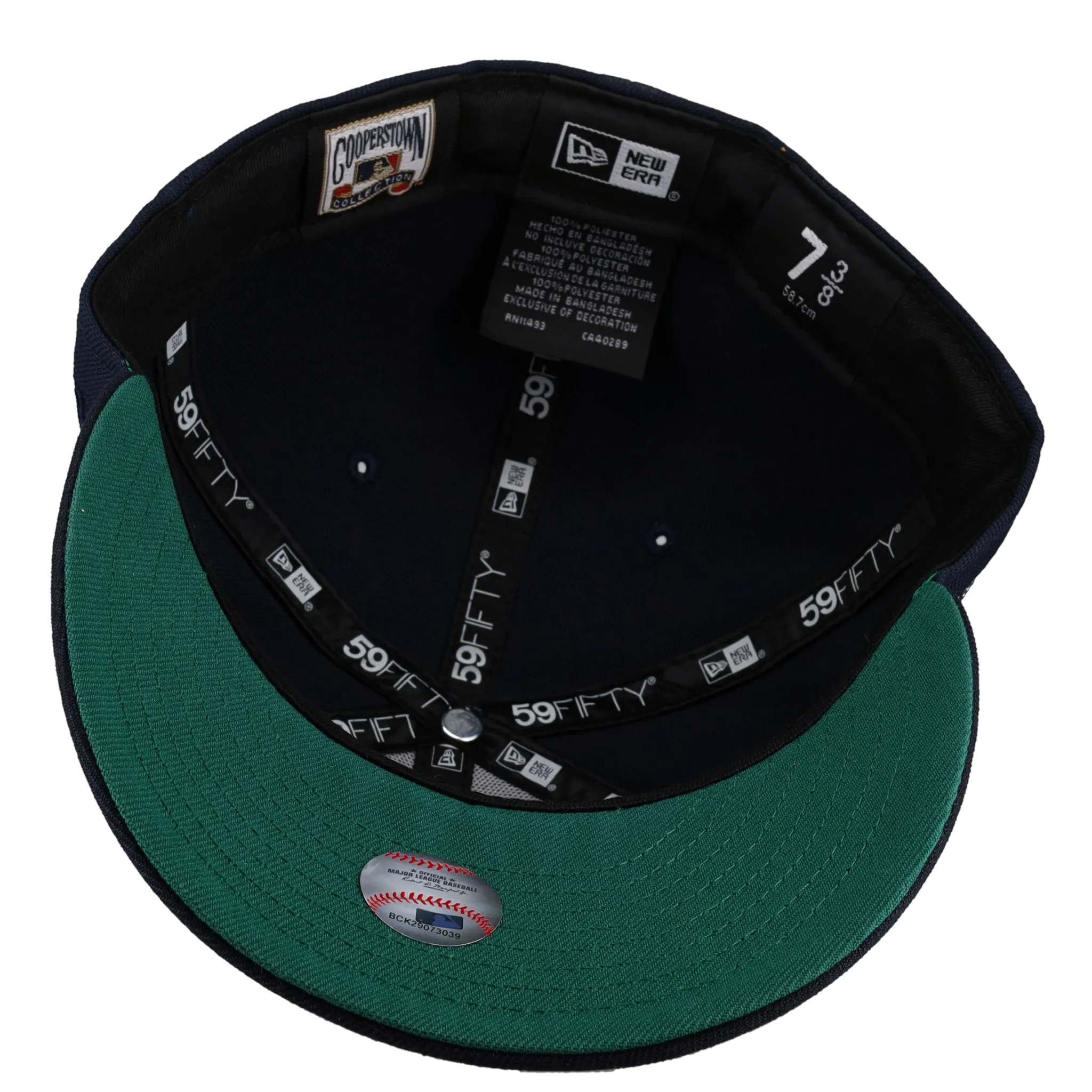Houston Astros Drip Star 2 Tone Navy Metallic Minute Made Park 59Fifty Fitted Hat