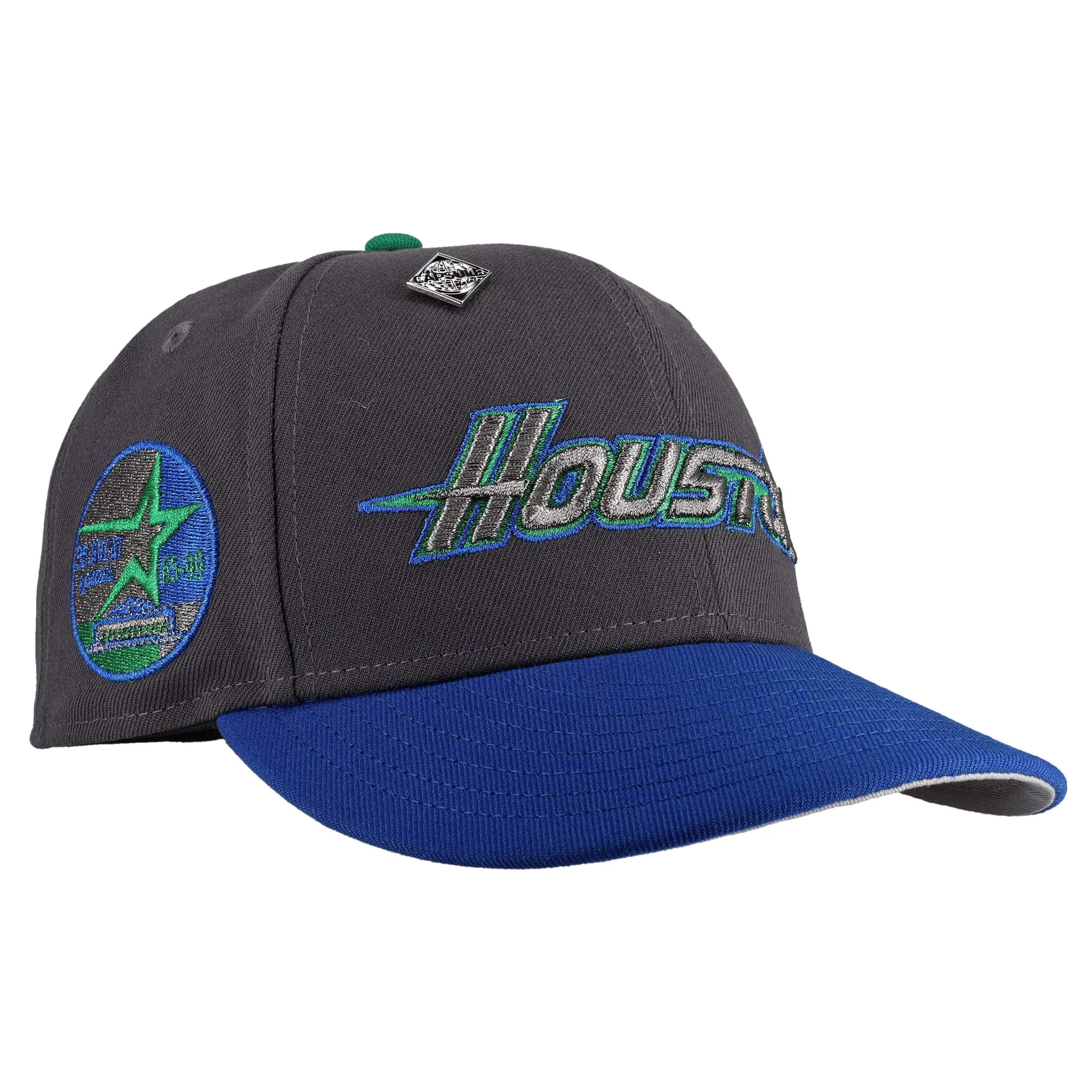 Houston Astros Graphite/Blue/Pewter Metallic 35 years 59Fifty Fitted Hat
