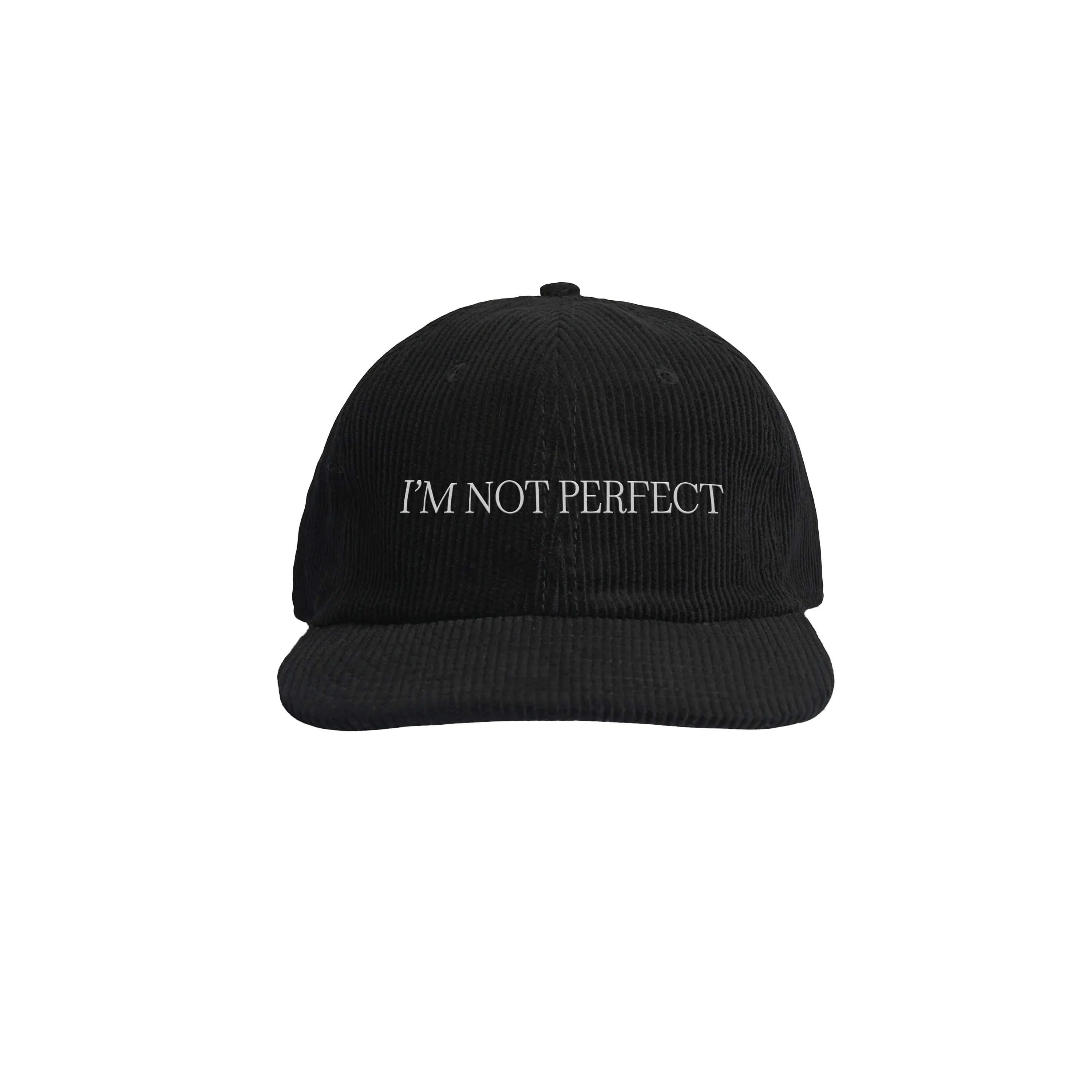 I'm Not Perfect Cord Hat