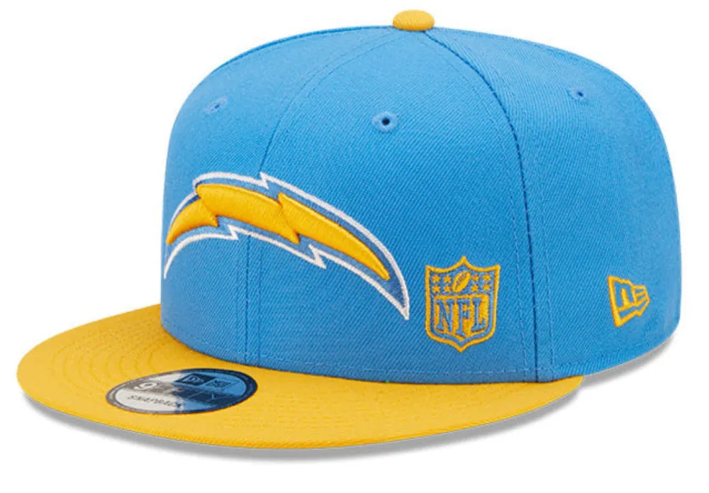 Los Angeles Chargers New Era 2 Tone League Flawless 9FIFTY Snapback Hat