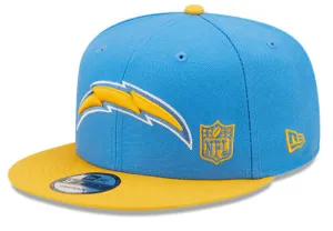 Los Angeles Chargers New Era 2 Tone League Flawless 9FIFTY Snapback Hat