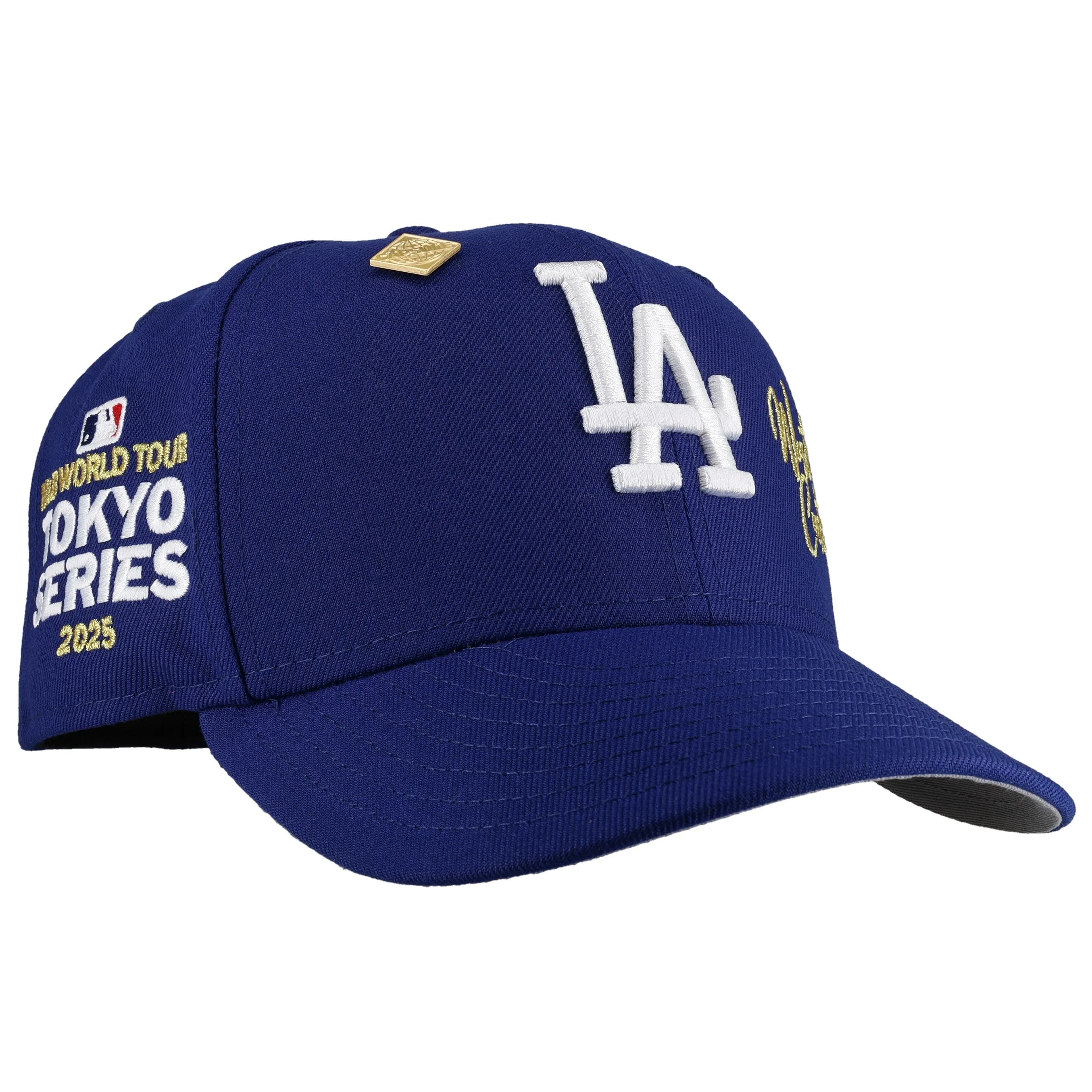 Los Angeles Dodgers 2025 Tokyo Series West Coast Metallic 59Fifty Fitted Hat