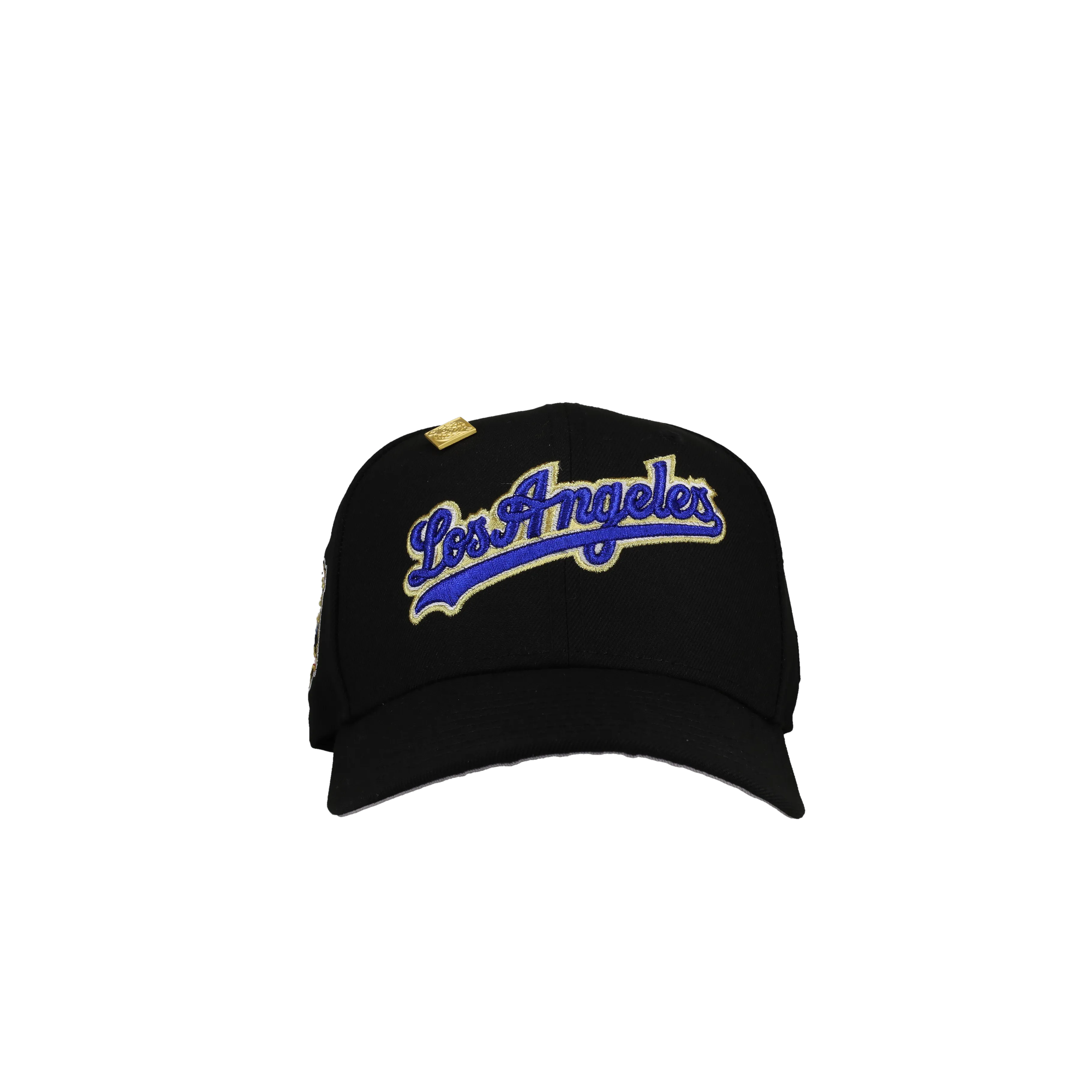 Los Angeles Dodgers 40th Anniversary Black Dome Metallic Script 59Fifty Fitted Hat