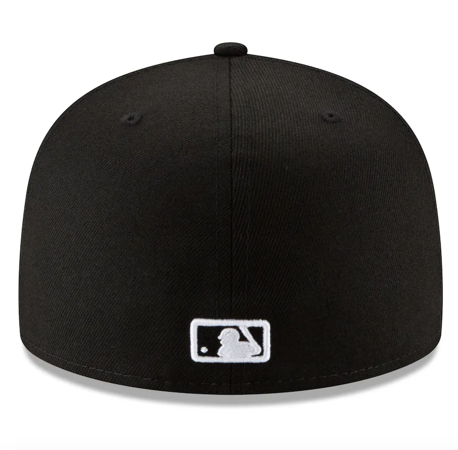 Los Angeles Dodgers New Era B-Dub 59FIFTY Fitted Hat - Black