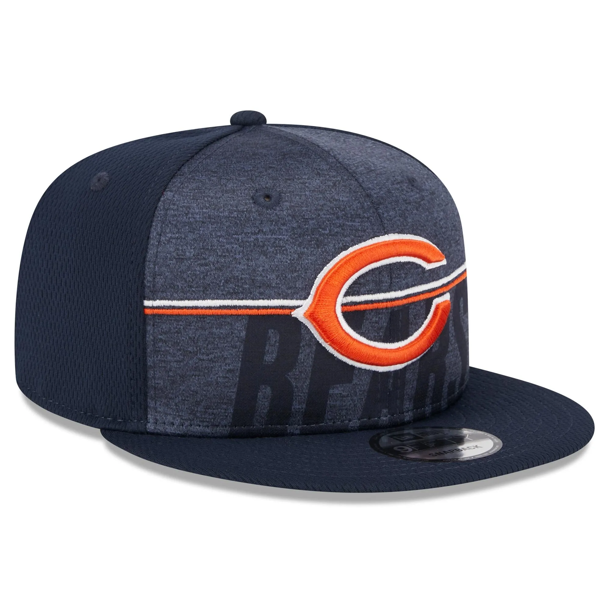 Men's Chicago Bears New Era NFL 2023 Training Camp Navy Primary Logo 9FIFTY Snapback Adjustable Hat