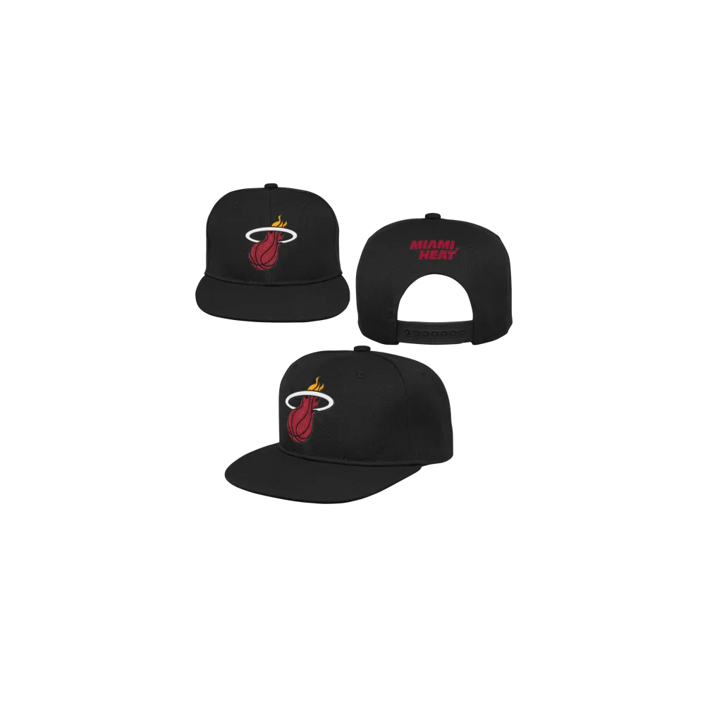 Miami HEAT Flatbrim Logo Youth Snapback