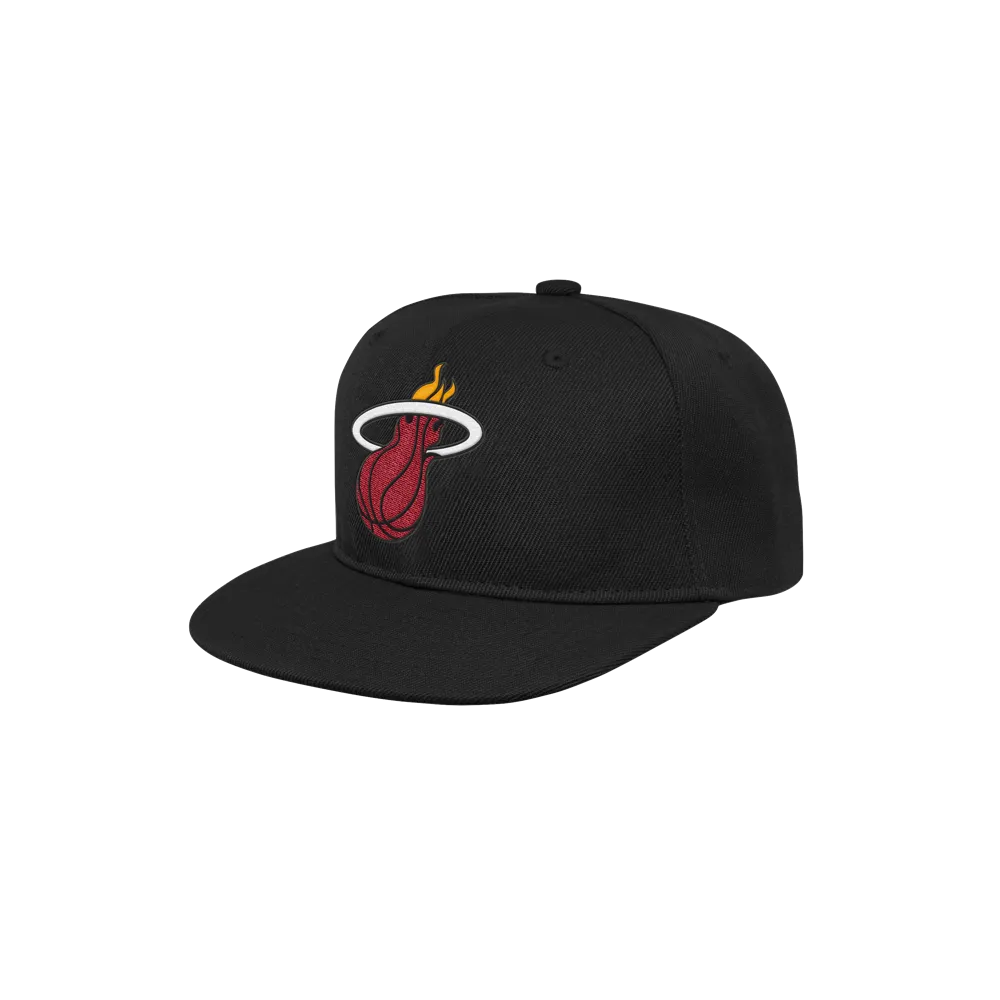 Miami HEAT Flatbrim Logo Youth Snapback