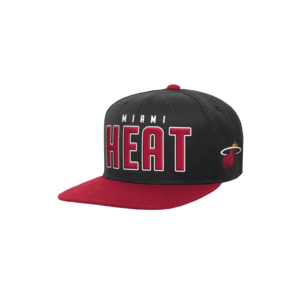 Miami HEAT Lockup Youth Snapback