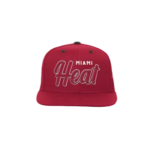 Miami HEAT Script Red Youth Snapback