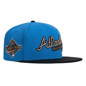 Mitchell & Ness Atlanta Braves 1995 World Series Patch Alternate Hat - Indigo. Black