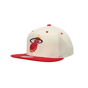 Mitchell & Ness Miami HEAT 2-Tone Sail Snapback