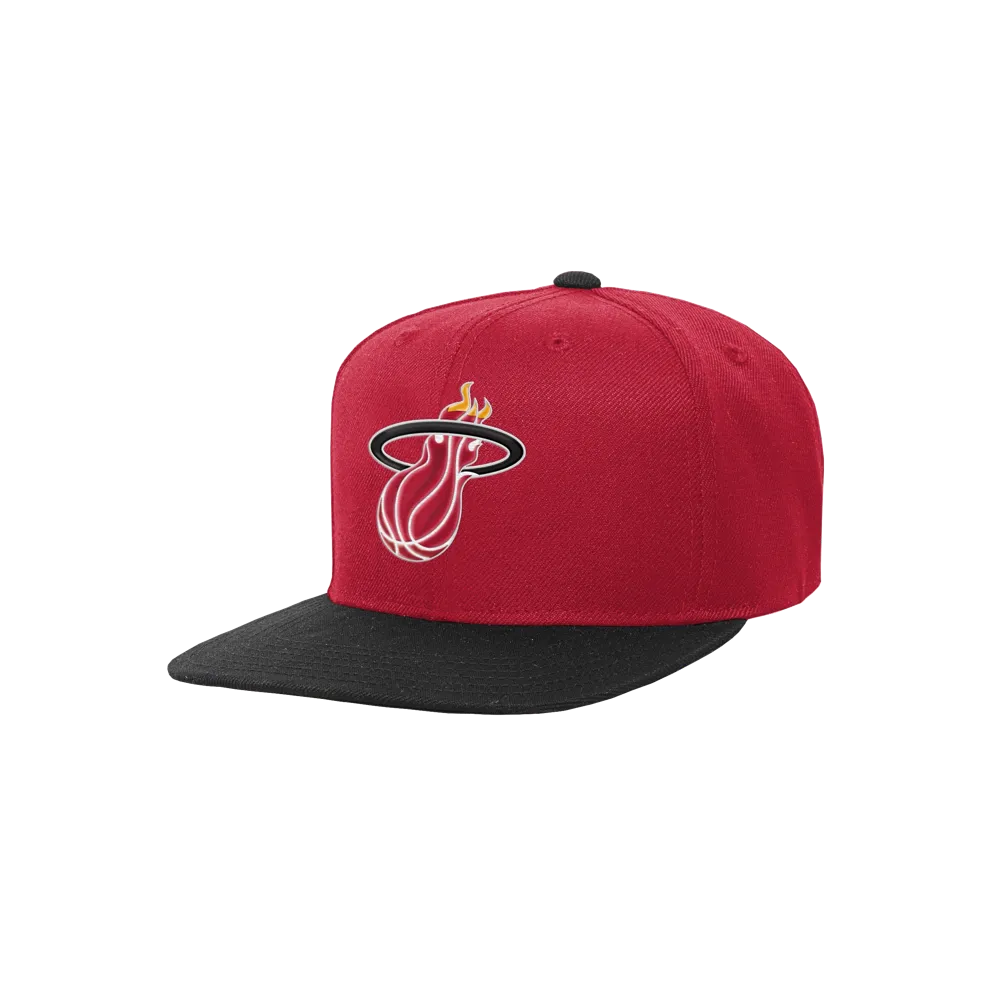 Mitchell & Ness Miami HEAT 2-Tone Youth Snapback