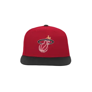 Mitchell & Ness Miami HEAT 2-Tone Youth Snapback