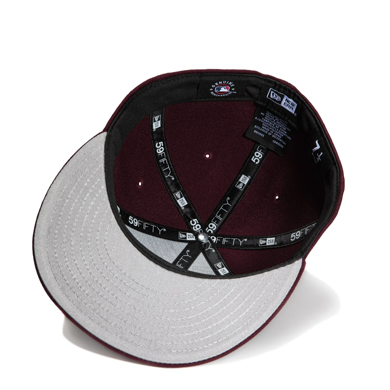New Era 59Ffity Arizona Diamondbacks Mexico Flag Patch Hat - Maroon. Black. White
