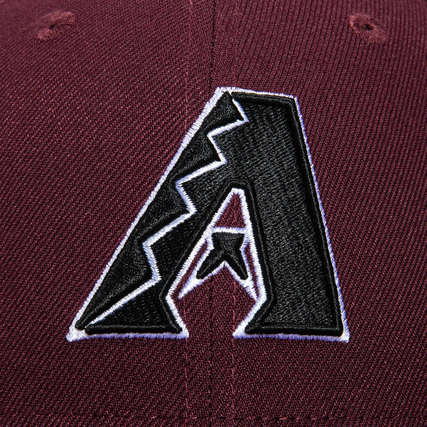 New Era 59Ffity Arizona Diamondbacks Mexico Flag Patch Hat - Maroon. Black. White