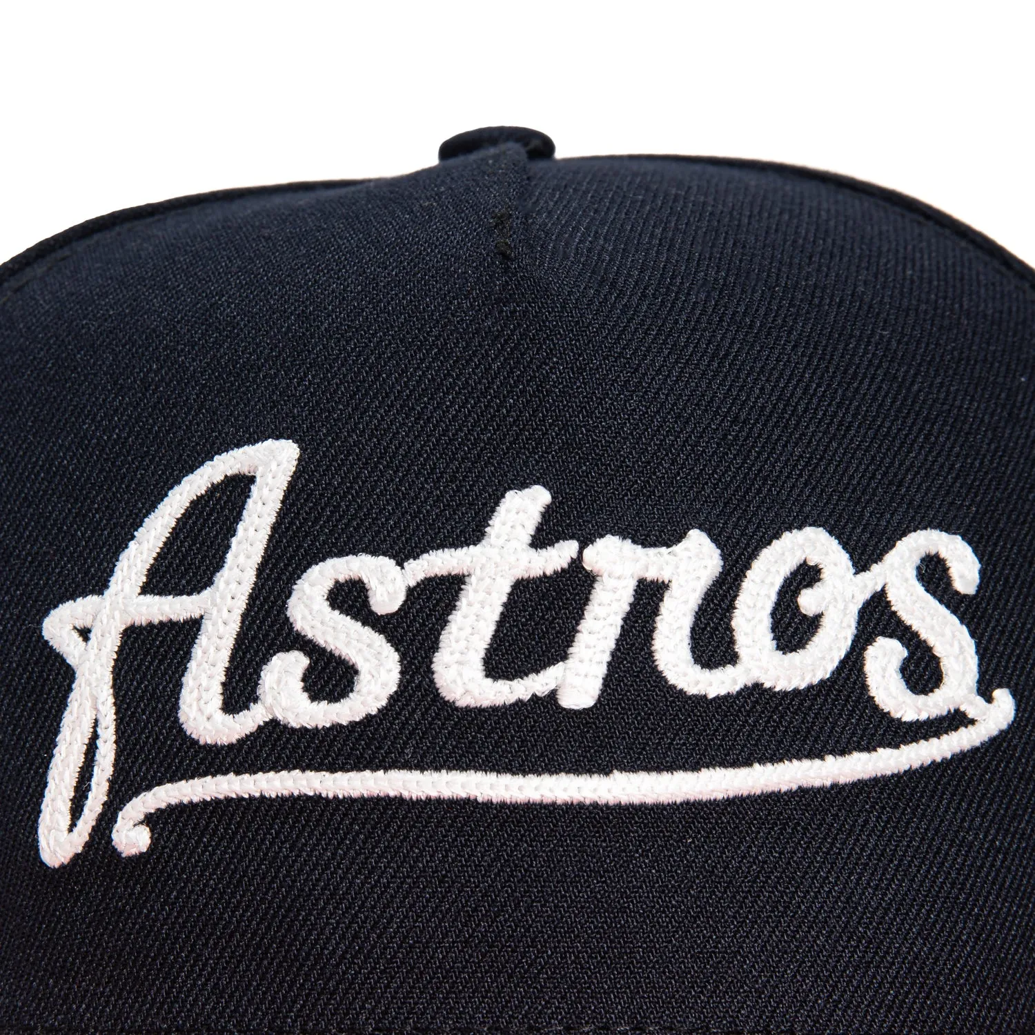 New Era 59Fifty A-Frame Glow Chain Stitch Houston Astros 2022 World Series Patch Hat - Navy. Orange