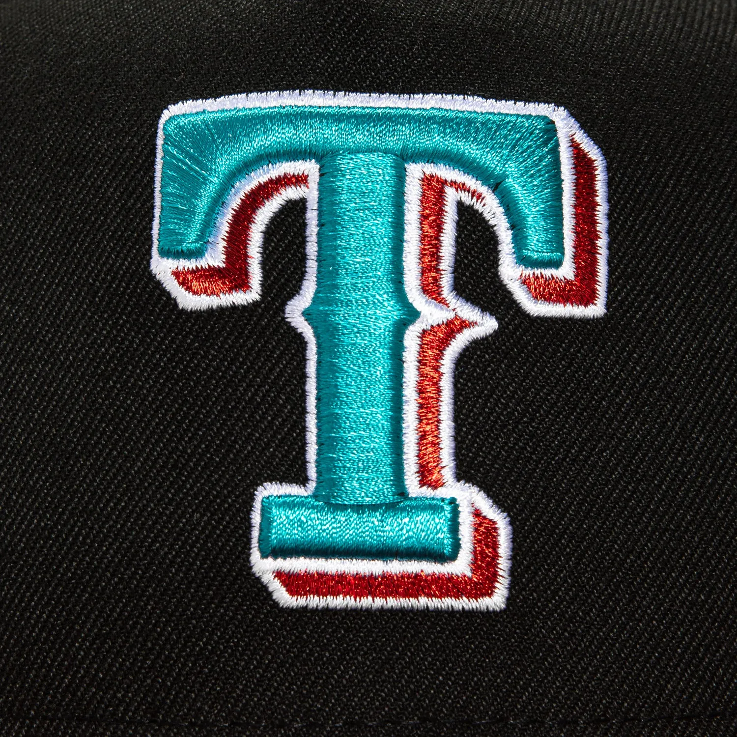 New Era 59Fifty A-Frame Texas Rangers 2024 All Star Game Patch Hat - Black. Red. Teal