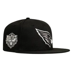 New Era 59Fifty Arizona Cardinals 1997 Draft Patch Hat - Black. White