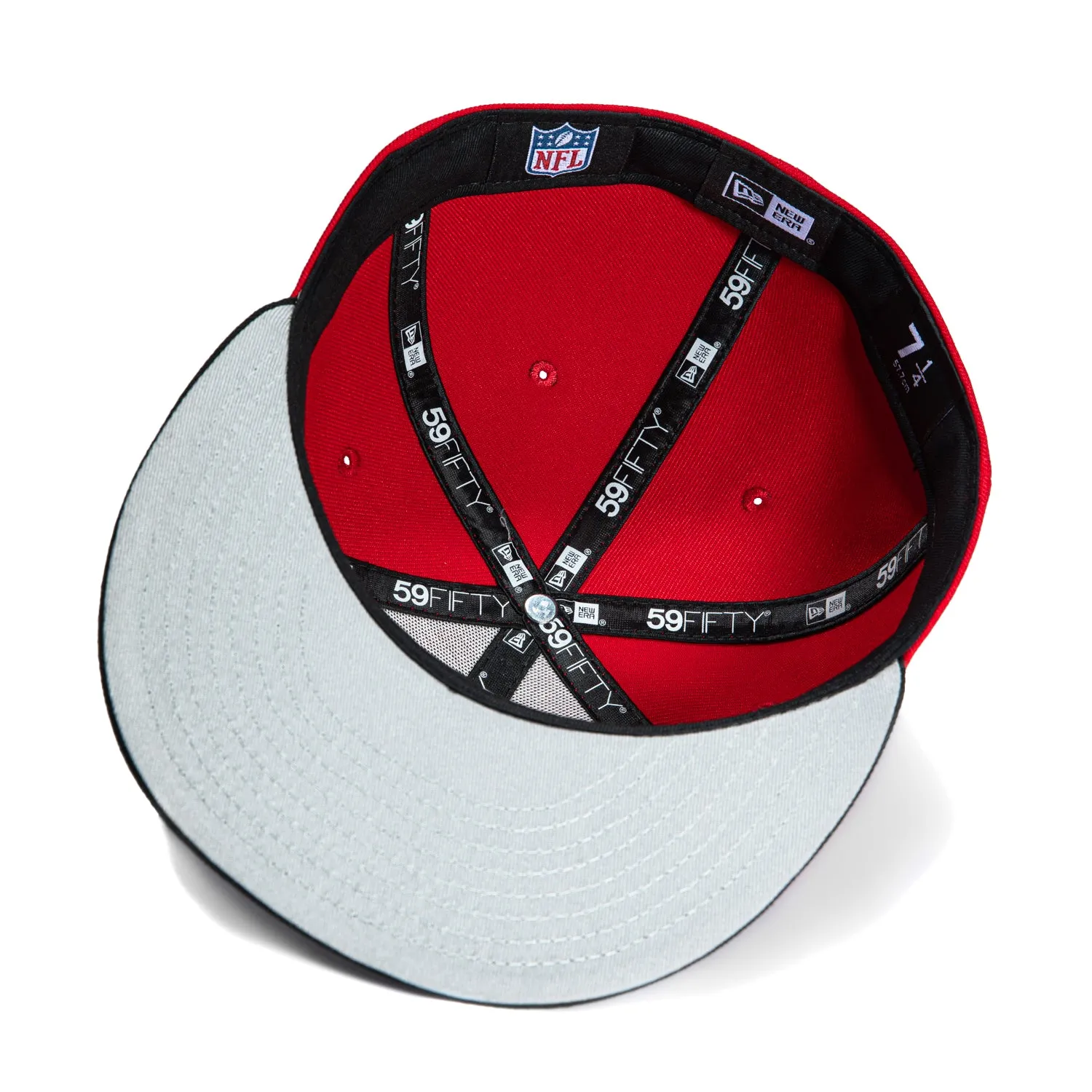 New Era 59Fifty Arizona Cardinals Hat - Red. Black. White