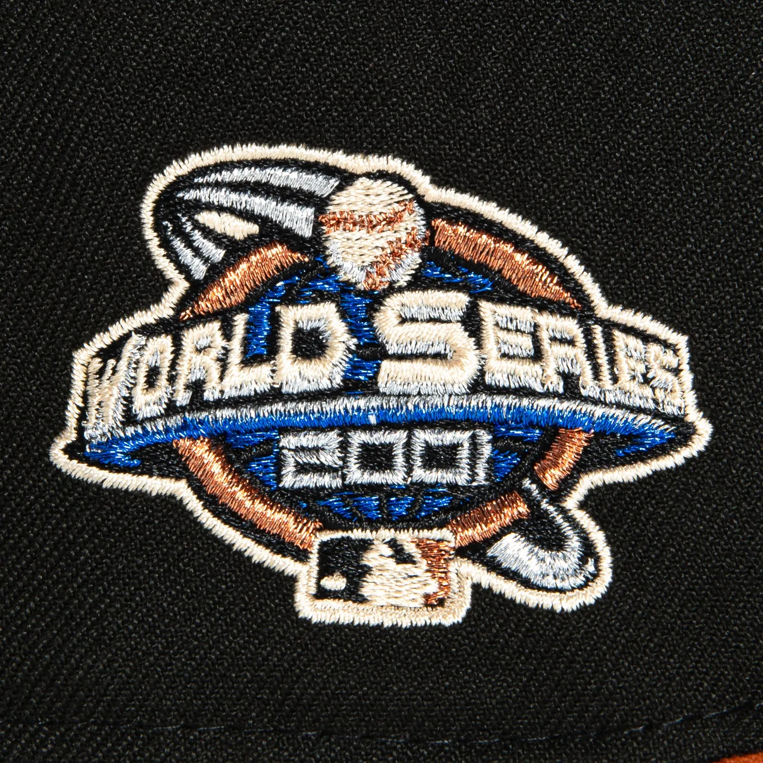 New Era 59Fifty Arizona Diamondbacks 2001 World Series Patch D Hat - Black, Burnt Orange, Royal
