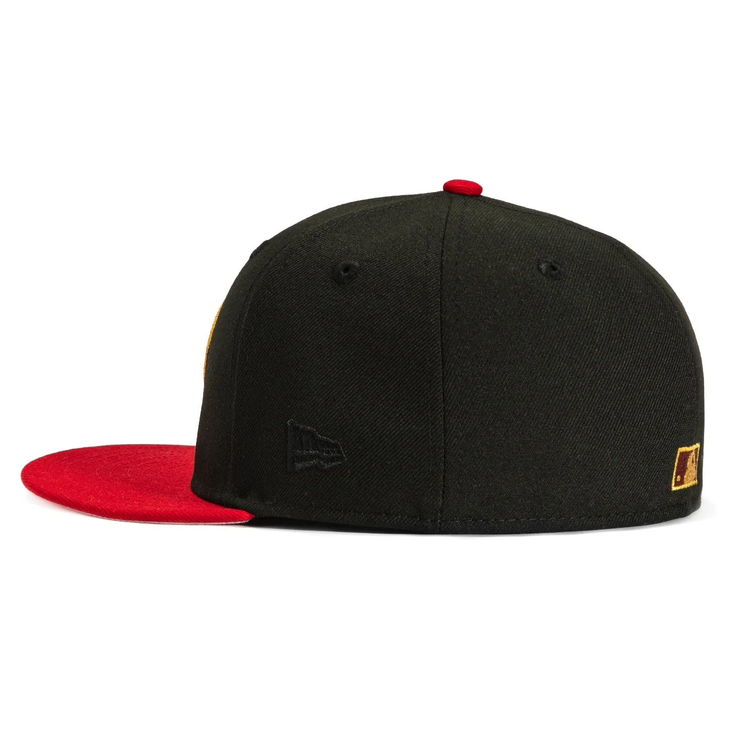 New Era 59Fifty Arizona Diamondbacks 2001 World Series Patch D Hat - Black. Red