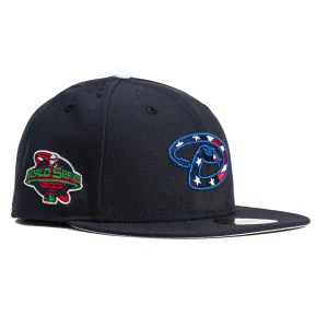 New Era 59Fifty Arizona Diamondbacks 2001 World Series Patch Stars & Stripes Hat - Navy. Red. White